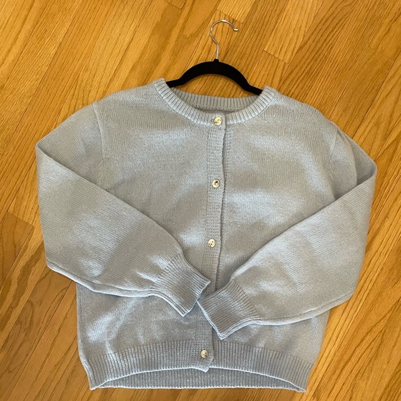 Button Down Knitwear Cardigan Women sweater blue - Picture 7 of 8